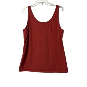 Maurices Deep Red Women's Tank Top Women’s Plus Size 2 (2X)